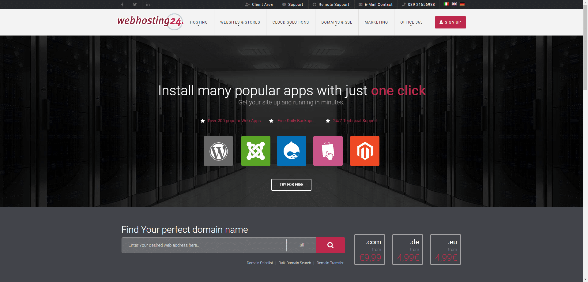 webhosting24 - 老牌商家推出新加坡AMD锐龙套餐年付14欧元起 评测-