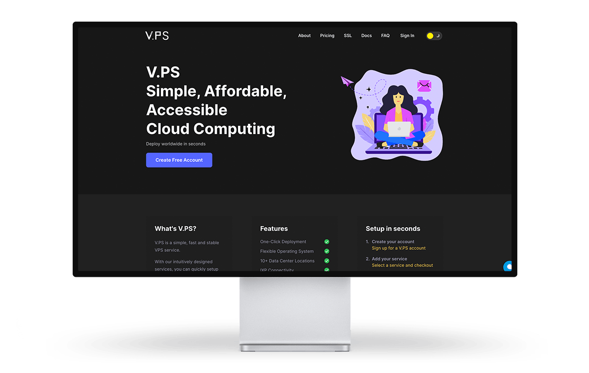 V.PS - 香港直连VPS 移动CMI线路 上行1G 月付4欧元-